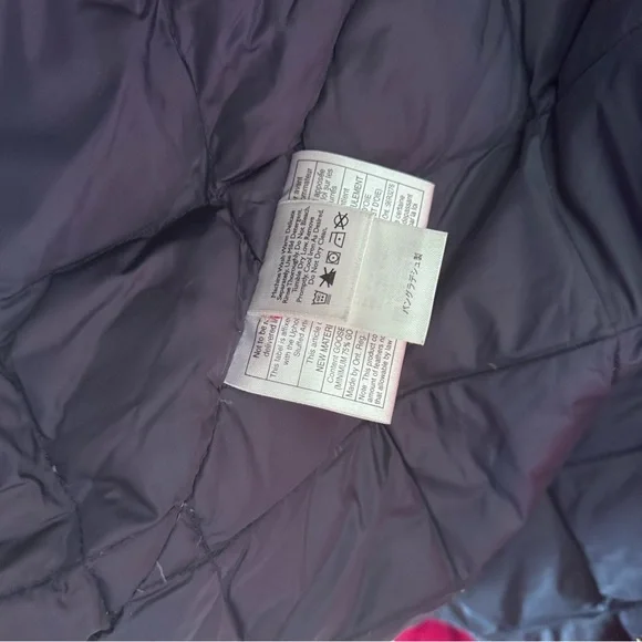 Eddie Bauer Down Red Barn Chore Jacket Coat Leather Suede Brown Collar - Picture 5 of 7